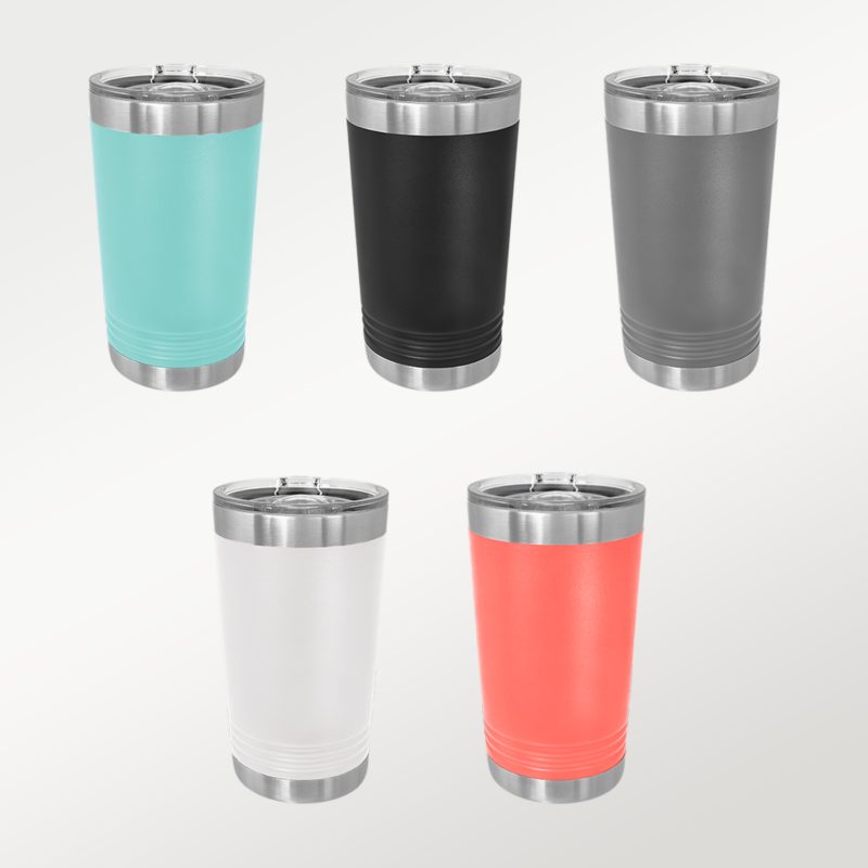 16 oz. Polar Camel Pint with Slider Lid