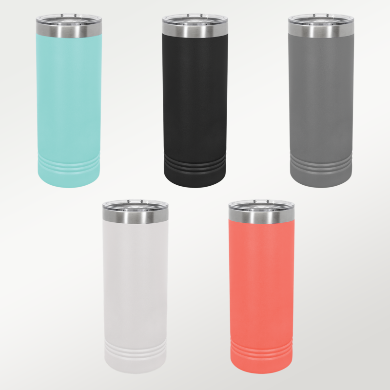 Polar Camel 22 oz.  Skinny Tumbler with Slider Lid