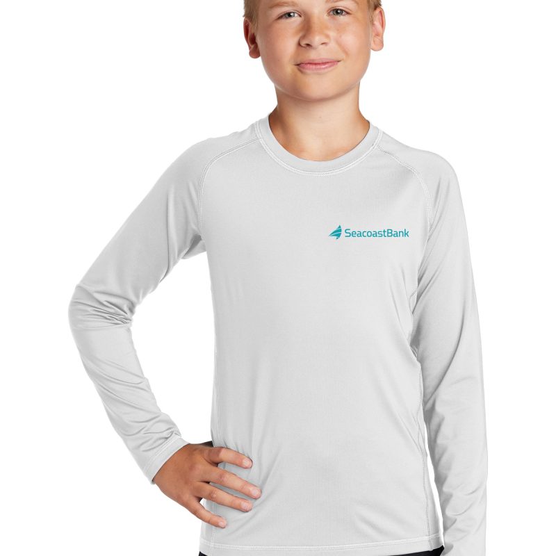 YST470LS  Sport-Tek ® Youth Long Sleeve Rashguard Tee